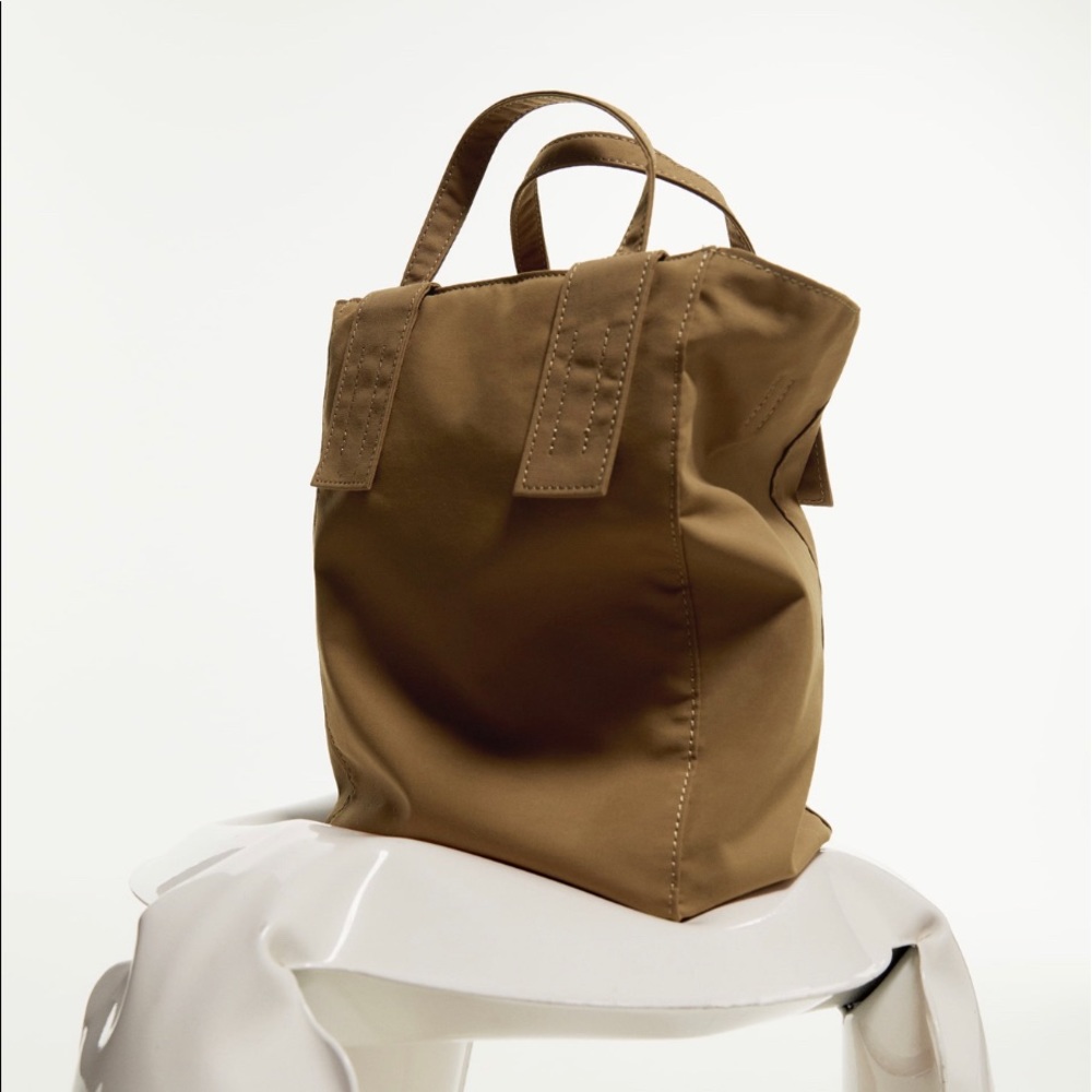 Zara rectangular shopper bag (new with tag)